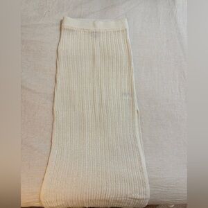 Rhythm Cream Knit Texture skirt